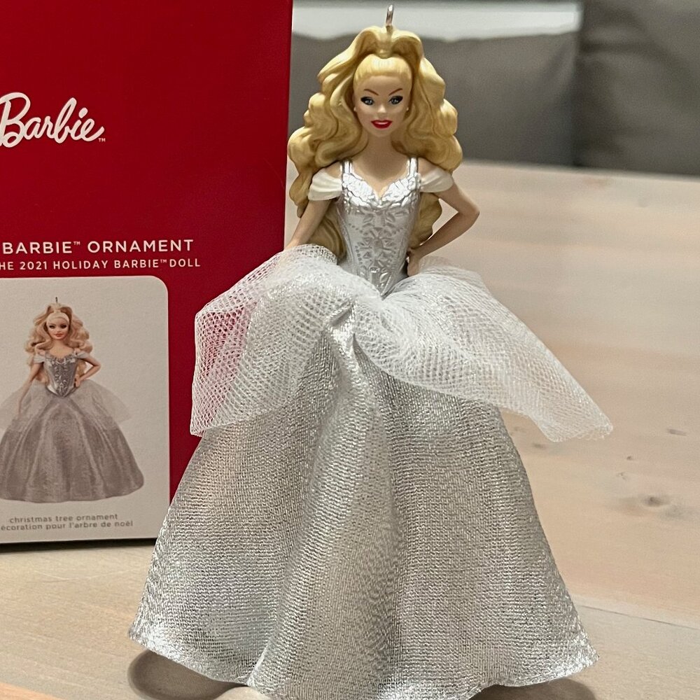 Hallmark Keepsake 2021 Holiday Barbie Doll Ornament